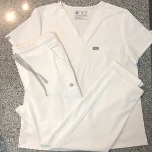 Figs white set Catarina L Yolo Med/tall